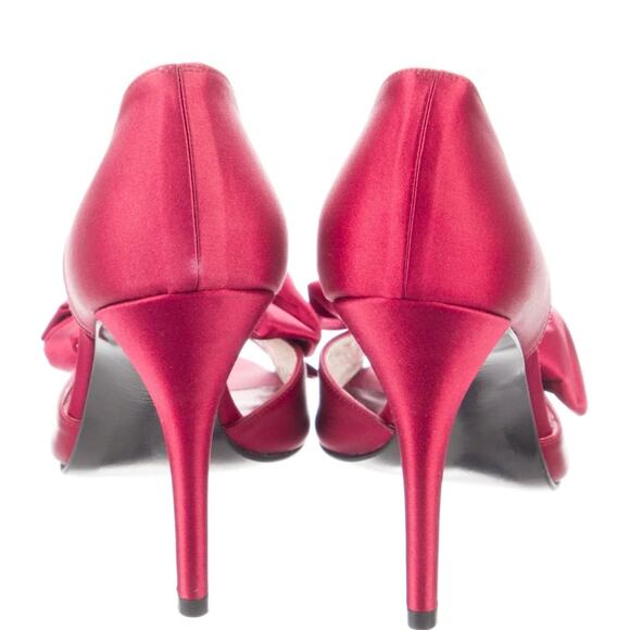 New Size 10M Stuart Weitzman Satin D'Orsay Pump Heels - Picture 9 of 9